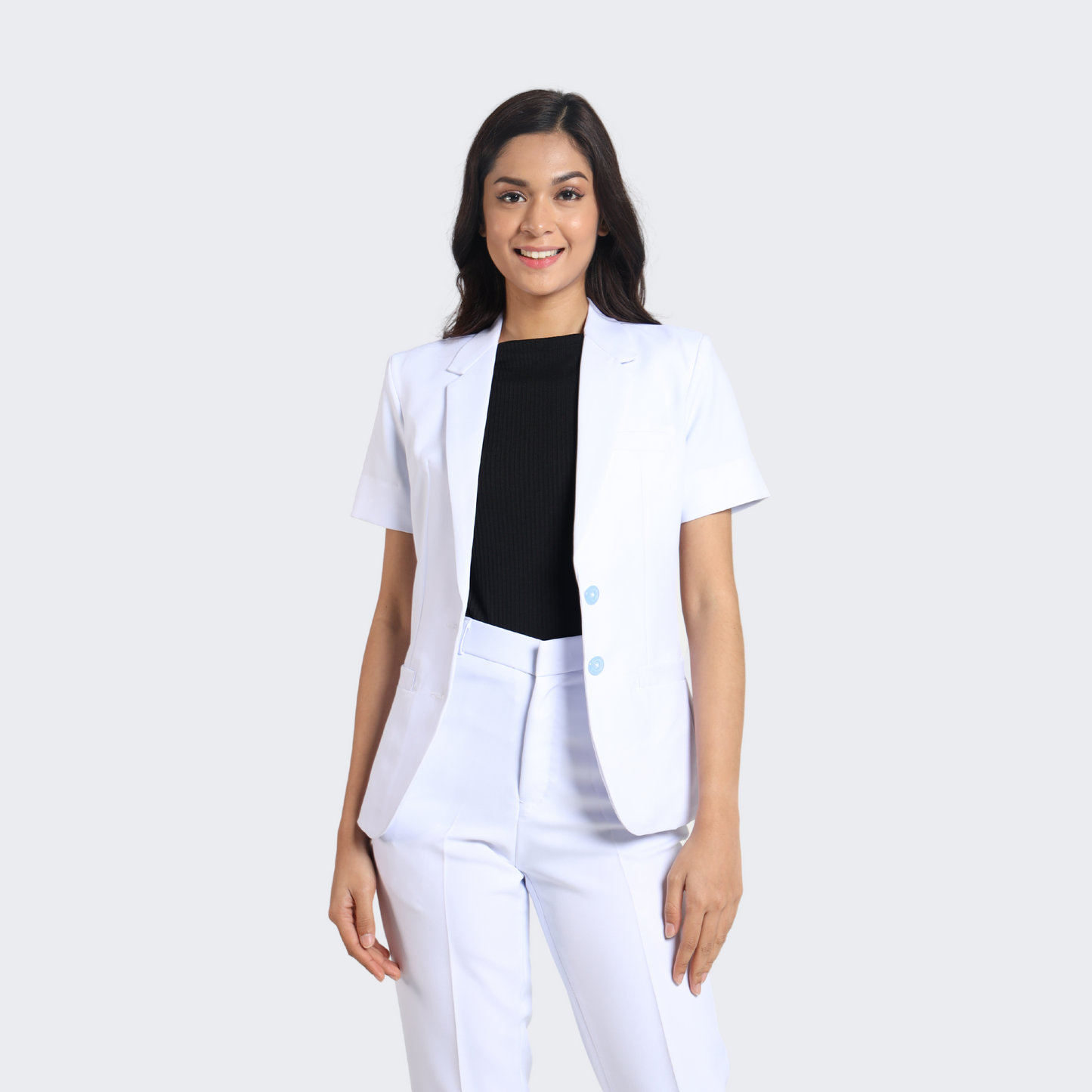 Short Sleeves Blazer